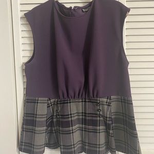 2 for $20. NY & Co pretty purple peplum top